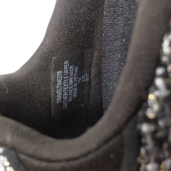 Easy Spirit traveltime278 mule 7M black suede metallic tweed - Picture 6 of 7